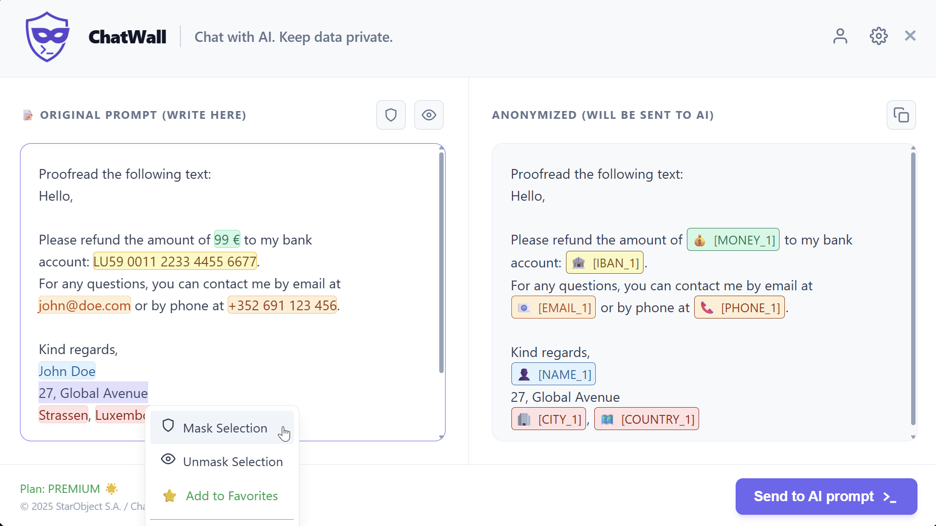 ChatWall Screenshot